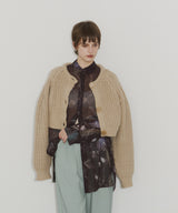 【room153】2wayチャンキークロップドニット