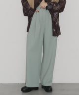 【room153】ハイウエストタックパンツ