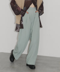 【room153】ハイウエストタックパンツ