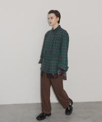 【room153】ハイウエストタックパンツ