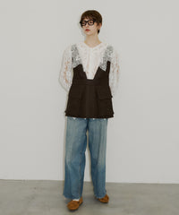 【room153】ビックポケットエプロントップス