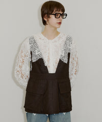 【room153】ビックポケットエプロントップス