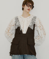 【room153】ビックポケットエプロントップス