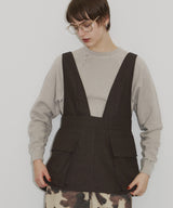 【room153】ビックポケットエプロントップス