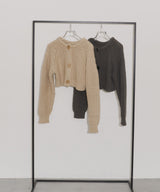 【room153】2wayチャンキークロップドニット