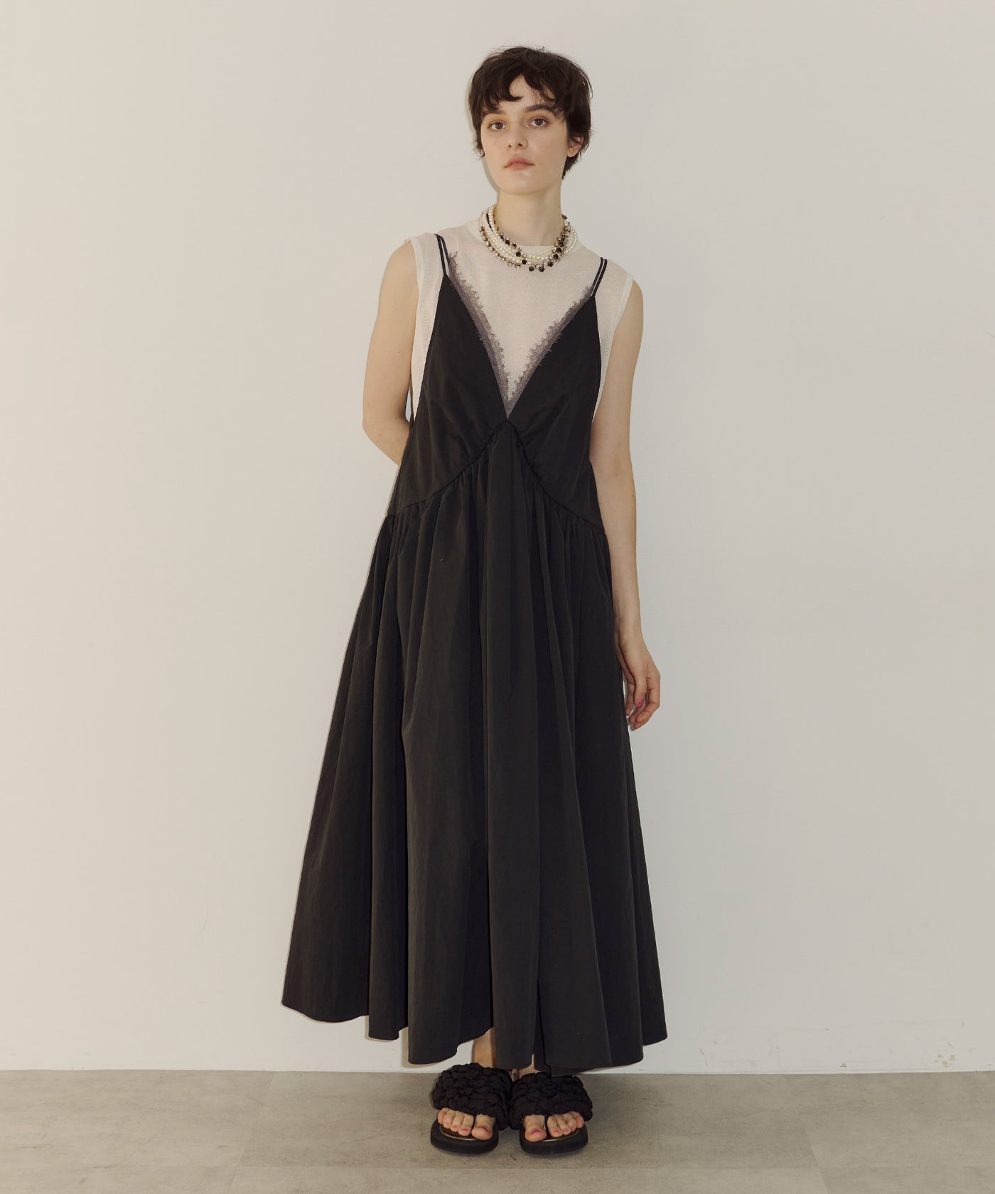 レイヤードデザインキャミワンピース – LA BELLE ETUDE online store