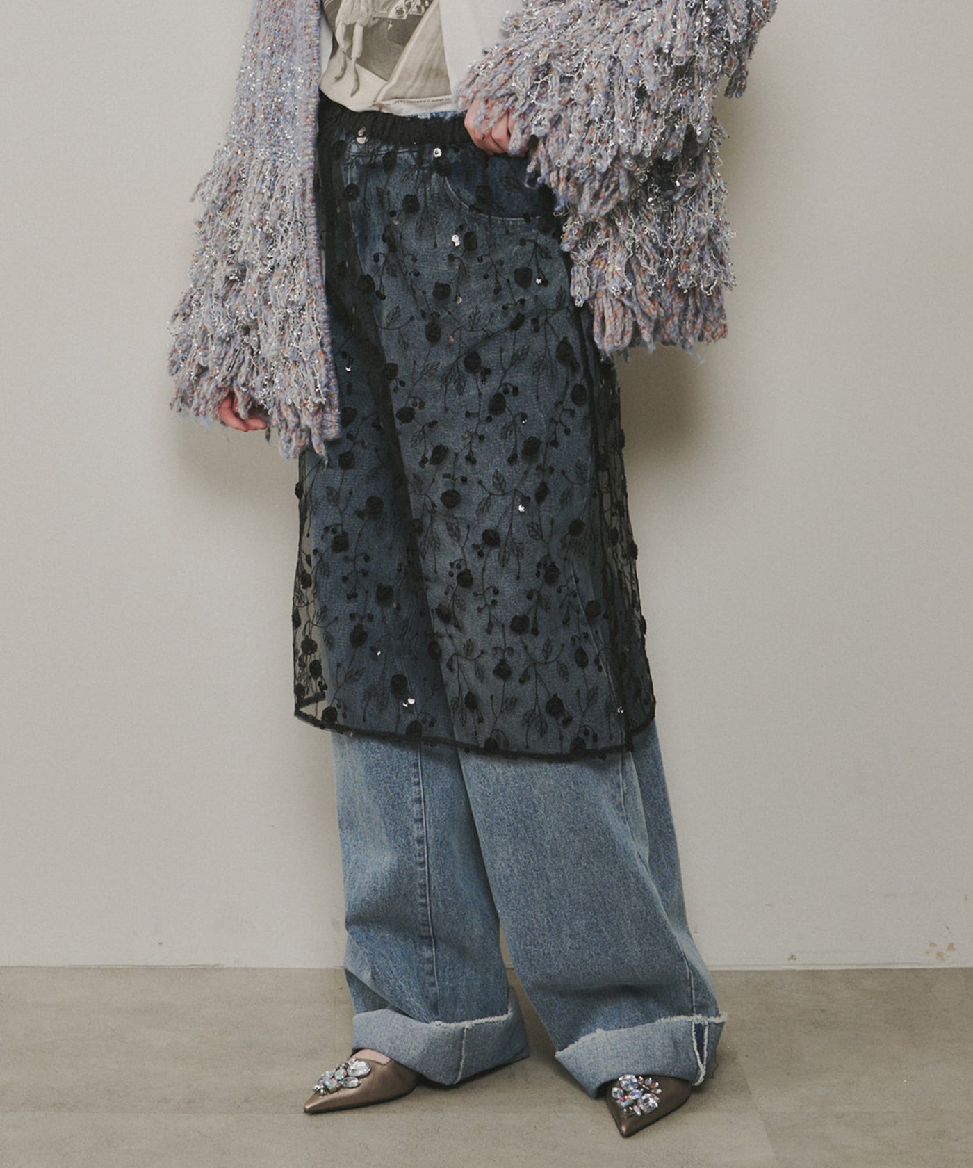 スカート syu トリアセサテンロングスカート - SOÉJU online store｜上質な