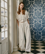 ボリュームカーブスウェットパンツ