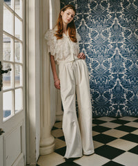 ボリュームカーブスウェットパンツ