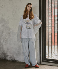 【予約】2WAY総レースVネックオーバーTOPS