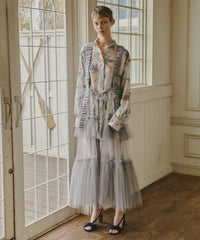 【予約】【J1U by LA BELLE ETUDE】シースルーボリュームチュールデザインジレ