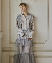 【REVIVAL】オリジナルvintageフラワープリントリラックスシャツ