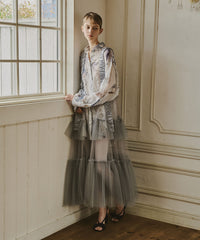 【REVIVAL】オリジナルvintageフラワープリントリラックスシャツ