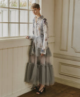 【予約】【J1U by LA BELLE ETUDE】シースルーボリュームチュールデザインジレ