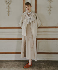 【予約開始待ち】カーブスリーブボウタイリボンショートトレンチ