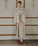 【予約開始待ち】カーブスリーブボウタイリボンショートトレンチ