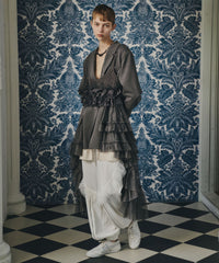 【予約開始待ち】アシンメトリーチュールドッキングテーラードJK