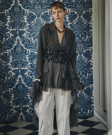 【予約開始待ち】アシンメトリーチュールドッキングテーラードJK