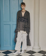 【予約開始待ち】アシンメトリーチュールドッキングテーラードJK