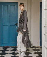 【予約開始待ち】アシンメトリーチュールドッキングテーラードJK