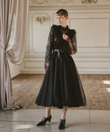 【予約開始待ち】2WAYリブスーパーボリュームチュールスカート