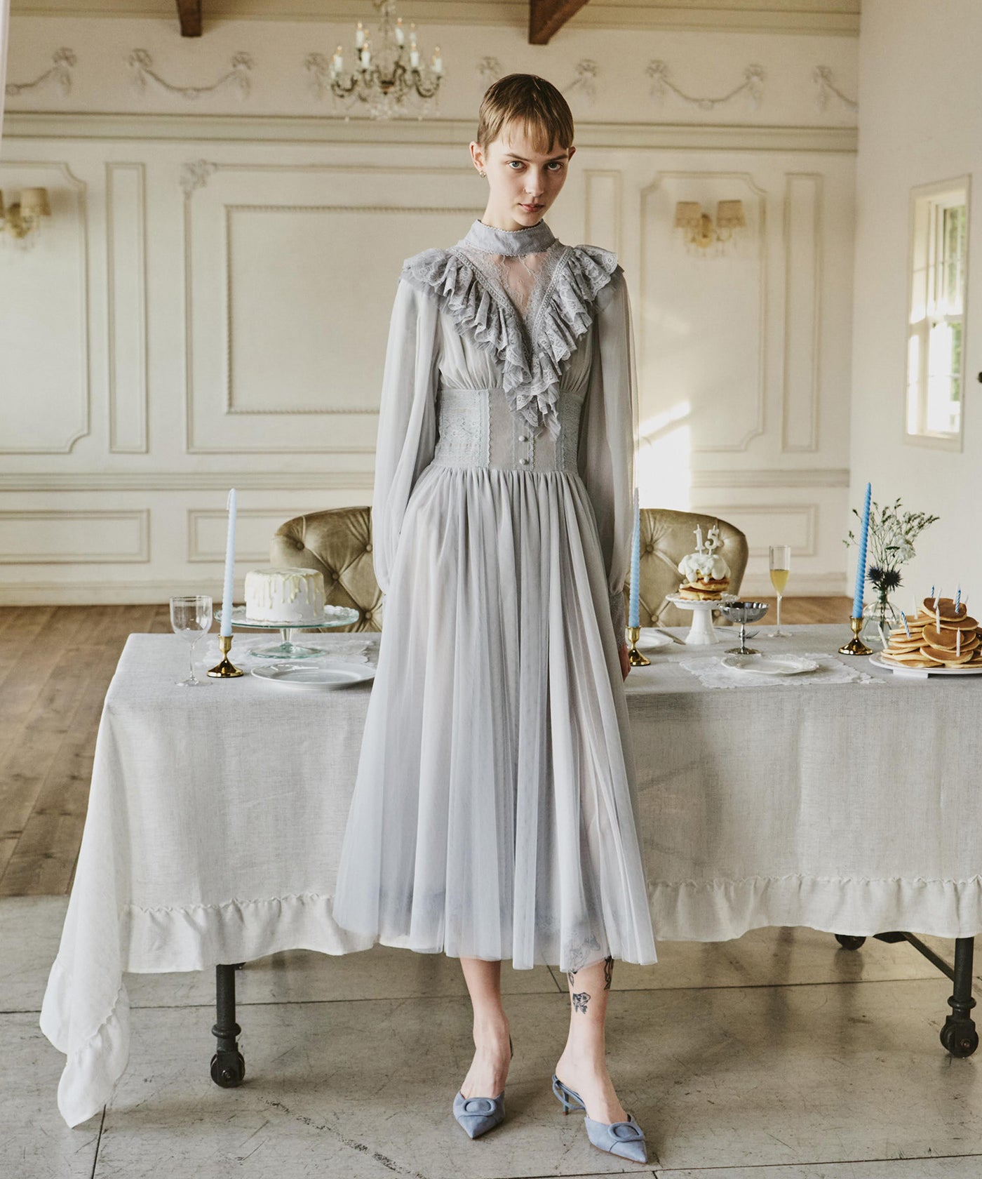 la bell etude♡vintage調モチーフレースブラウス 2WAY vintage調モチーフレースつけ衿 – LA BELLE ETUDE online store