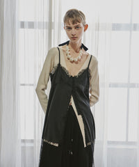 バックスリットリブカーディガン