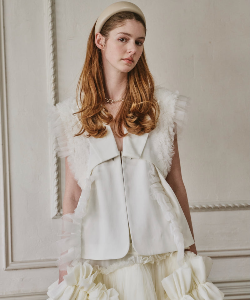 予約】【J1U by LA BELE ETUDE】2WAYボリュームギャザーチュール