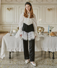 【予約開始待ち】【J1U by LA BELLE ETUDE】クラシカルレースドッキングパンツ