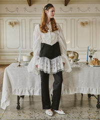 【予約開始待ち】【J1U by LA BELLE ETUDE】クラシカルレースドッキングパンツ