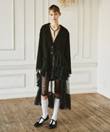 【予約開始待ち】アシンメトリーチュールドッキングテーラードJK