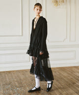 【予約開始待ち】アシンメトリーチュールドッキングテーラードJK