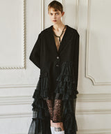 【予約開始待ち】アシンメトリーチュールドッキングテーラードJK