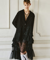 【予約開始待ち】アシンメトリーチュールドッキングテーラードJK