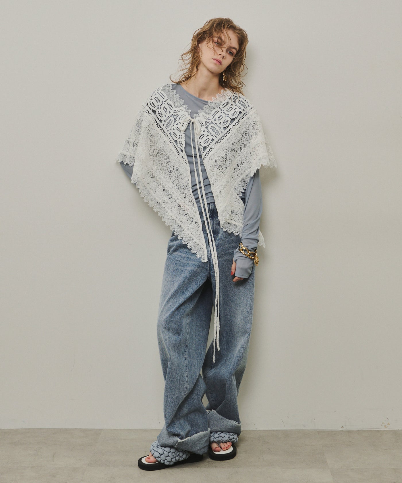 LA BELLE ETUDE BIGシャギーコート グレー OUTER ・JACKET – LA BELLE ETUDE online store