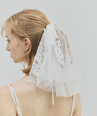【TEN by LA BELLE ETUDE】モチーフレース×チュールBIGシュシュ