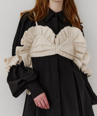 【J1U by LA BELLE ETUDE】ボリュームドレープフリルビスチェ