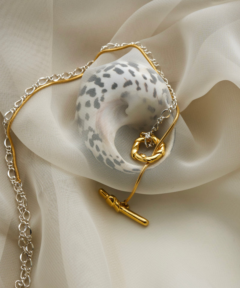 【loni】ivy combi chain necklace