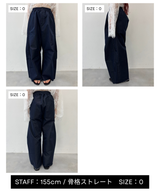 【一部カラー予約】コットンツイルカーブパンツ