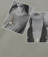 【予約】【loni】Ground Plate Necklace