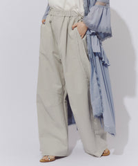 【一部カラー予約】コットンツイルカーブパンツ