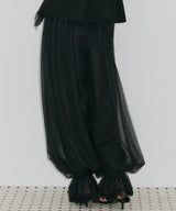 【一部カラー予約】【J1U by LA BELLE ETUDE】裾レースチュールバルーンパンツ