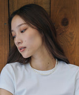 【予約】【loni】Simple Pearl Necklace