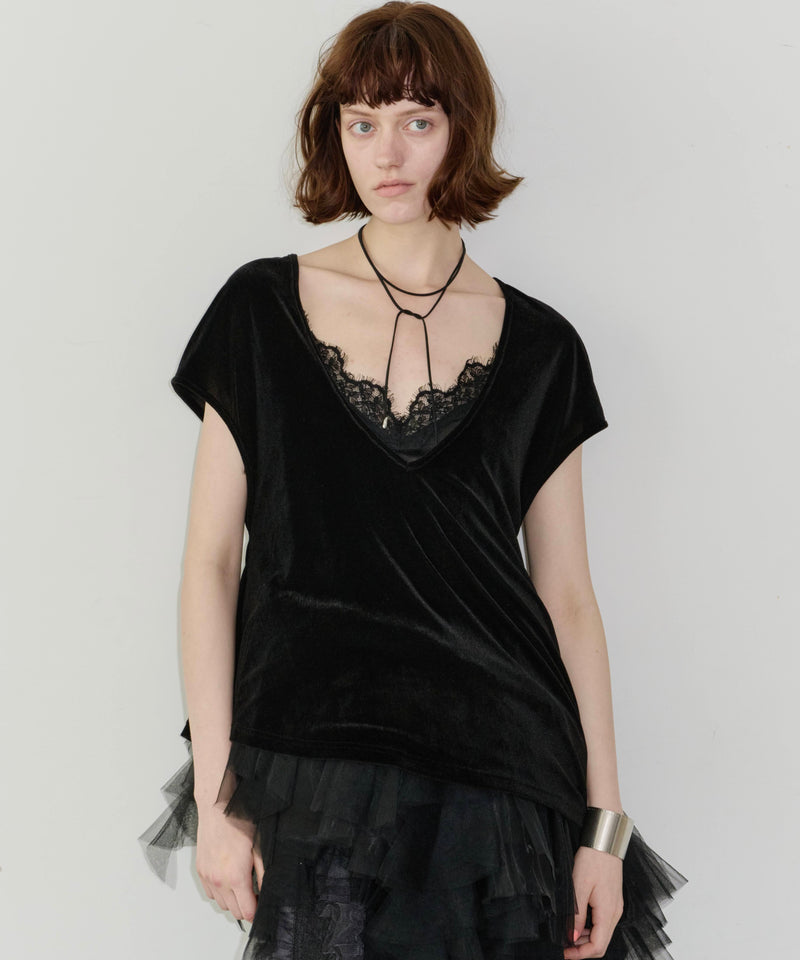 予約】2wayシアーベロアアシンメトリーTOPS – LA BELLE ETUDE online store 予約】2wayシアーベロアアシンメトリーTOPS – LA BELLE ETUDE online store