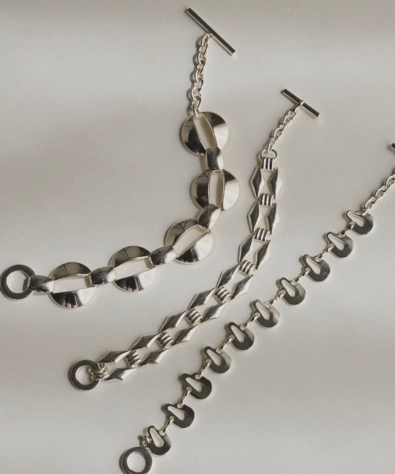 【予約】【loni】vintage square chain bracelet