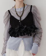 【J1U by LA BELLE ETUDE】メニーリボンニットビスチェ