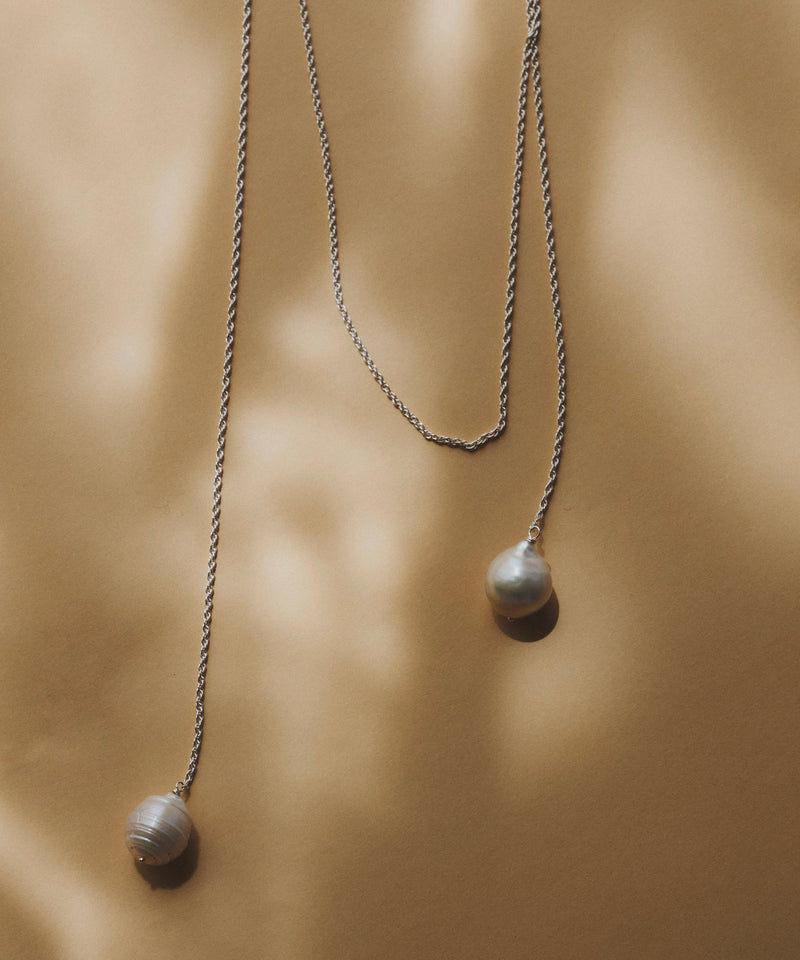 【予約】【loni】Silver925 Multi Way Pearl Necklace
