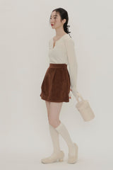 【GIUNON】long sleeve rib tops / ロングスリーブリブトップス