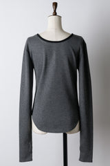 【GIUNON】long sleeve rib tops / ロングスリーブリブトップス