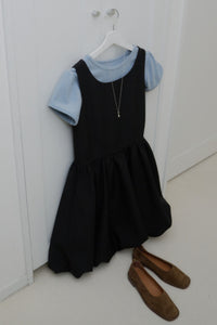 【GIUNON】scallop pile puff t-shirt / スカラップパイルパフTシャツ